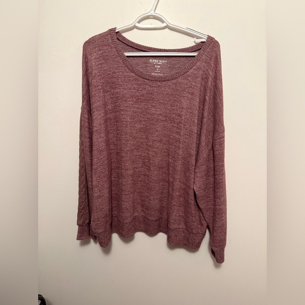 Torrid super soft plush lounge sweatshirt NWOT